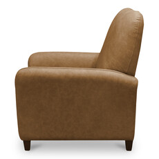 Moe's Home Collection Luna Recliner Chair Tan Leather