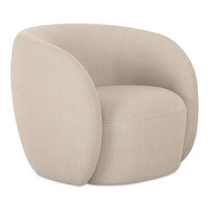 Moe's Home Collection Rae Outdoor Accent Chair Beige Check