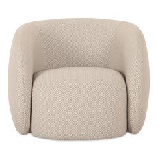 Moe's Home Collection Rae Outdoor Accent Chair Beige Check
