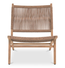 Moe's Home Collection Palma Outdoor Lounge Chair Brown