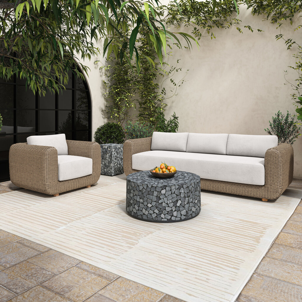 Moe's Home Collection Kiri Outdoor Coffee Table Black