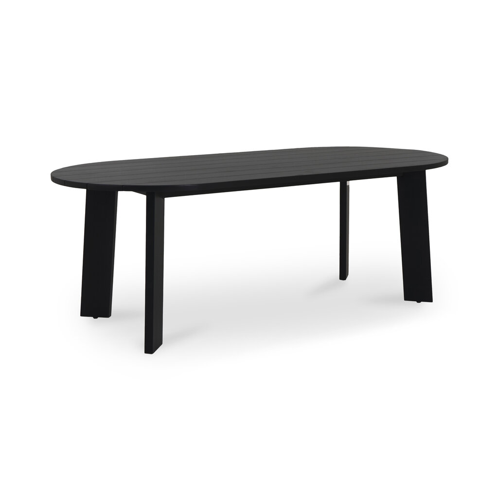 Moe's Home Collection Delta Outdoor Dining Table Oval Black