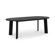 Moe's Home Collection Delta Outdoor Dining Table Oval Black