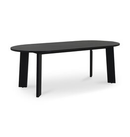 Moe's Home Collection Delta Outdoor Dining Table Oval Black