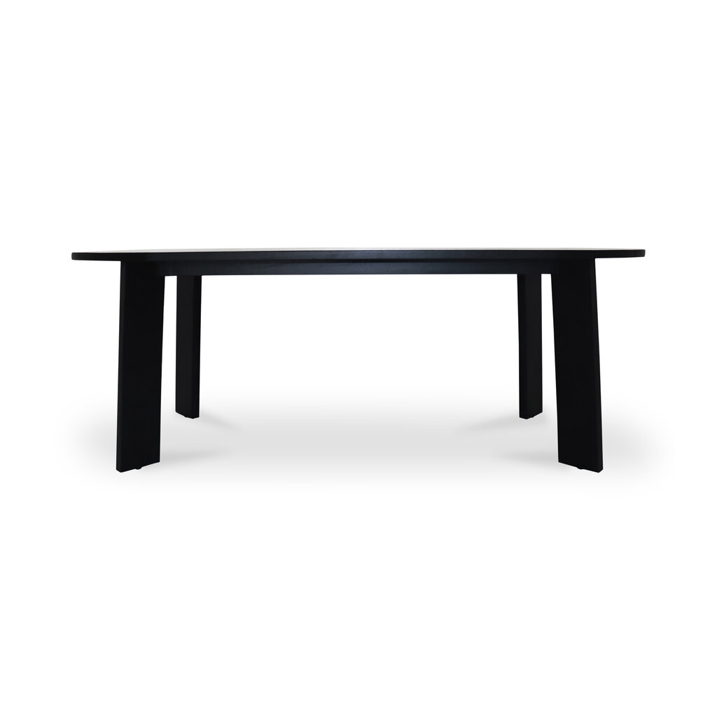 Moe's Home Collection Delta Outdoor Dining Table Oval Black