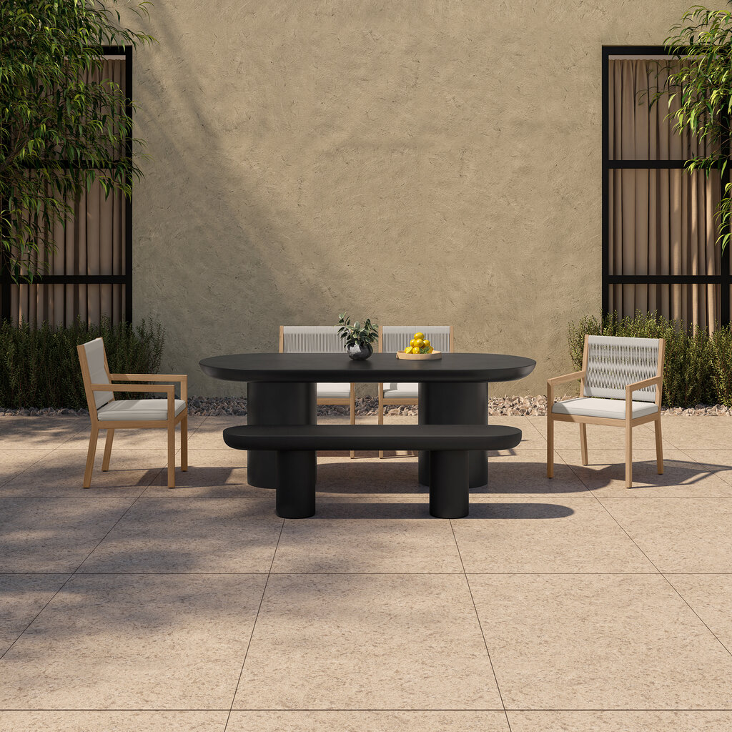 Moe's Home Collection Rocca Dining Table Black