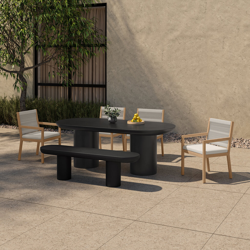 Moe's Home Collection Rocca Dining Table Black