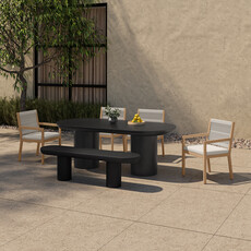 Moe's Home Collection Rocca Dining Table Black