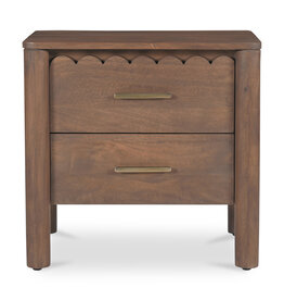 Moe's Home Collection Wiley Nightstand Vintage Brown
