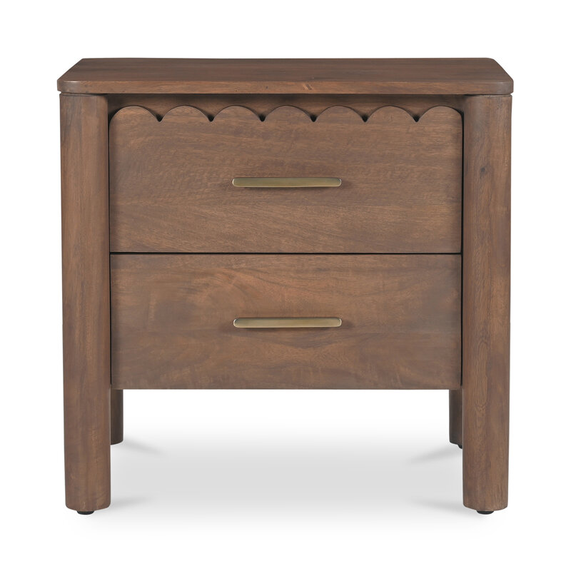 Moe's Home Collection Wiley Nightstand Vintage Brown