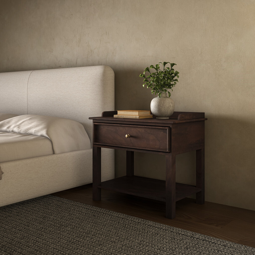 Moe's Home Collection Maeve Nightstand Dark Brown