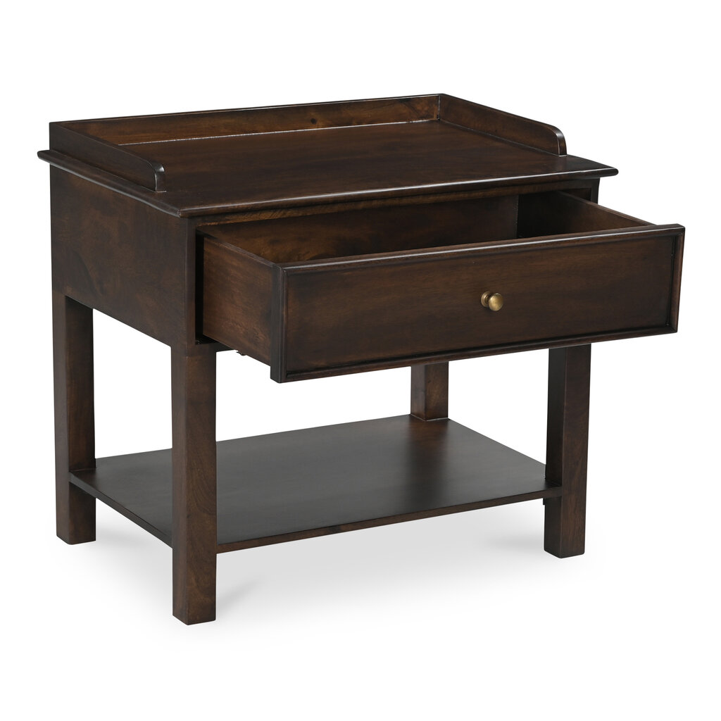 Moe's Home Collection Maeve Nightstand Dark Brown