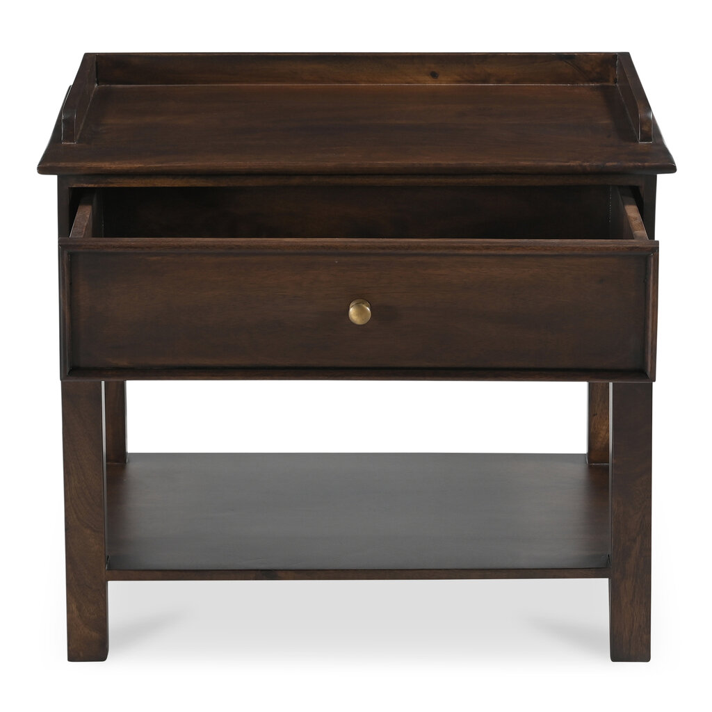 Moe's Home Collection Maeve Nightstand Dark Brown
