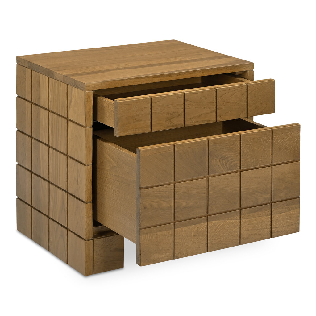 Moe's Home Collection Gia Nightstand Brown