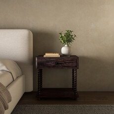 Moe's Home Collection Tabitha Nightstand Dark Brown