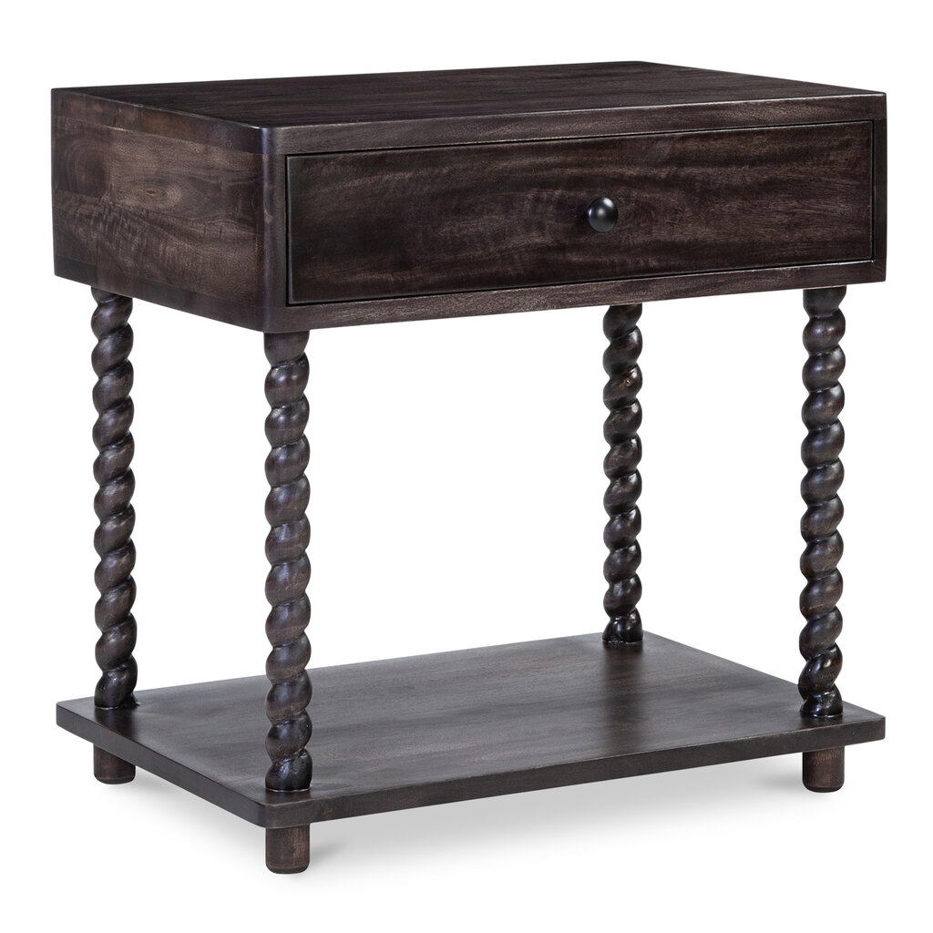 Moe's Home Collection Tabitha Nightstand Dark Brown