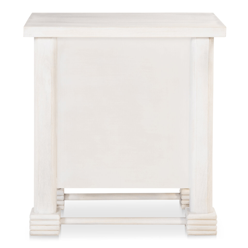 Moe's Home Collection Clement Nightstand Whitewashed