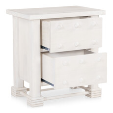 Moe's Home Collection Clement Nightstand Whitewashed