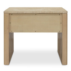 Moe's Home Collection Blake Nightstand Beige Travertine