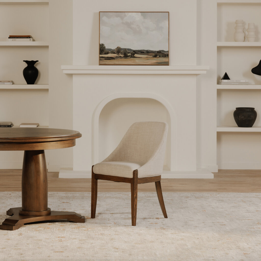 Moe's Home Collection Edward Dining Chair - PF Heather Beige
