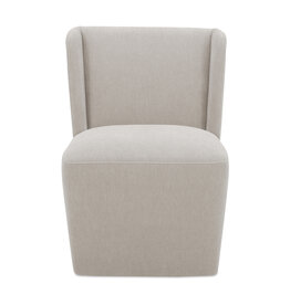 Moe's Home Collection Cormac Rolling Dining Chair Warm Sand