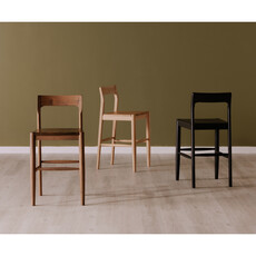 Moe's Home Collection Owing Barstool Walnut