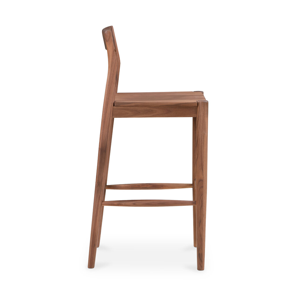 Moe's Home Collection Owing Barstool Walnut