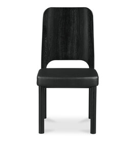 Moe's Home Collection Kerr DCh Black Vegan Leather