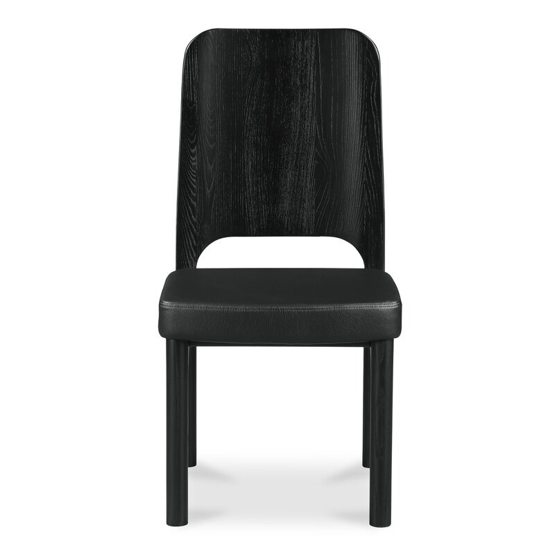 Moe's Home Collection Kerr DCh Black Vegan Leather