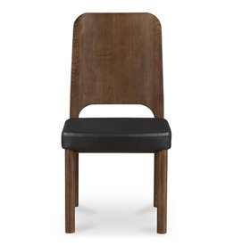 Moe's Home Collection Kerr DCh  -Black Vegan Leather