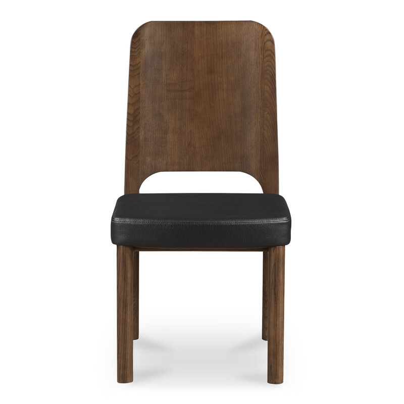 Moe's Home Collection Kerr DCh  -Black Vegan Leather
