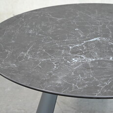 Mobital Palazzo Round Dining Table Slate Gey Ceramic Top
