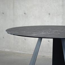 Mobital Palazzo Round Dining Table Slate Gey Ceramic Top