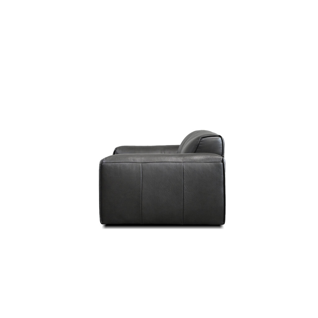 Mobital Boone Leather Sofa - Iron Ore