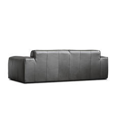Mobital Boone Leather Sofa - Iron Ore