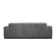 Mobital Boone Leather Sofa - Iron Ore