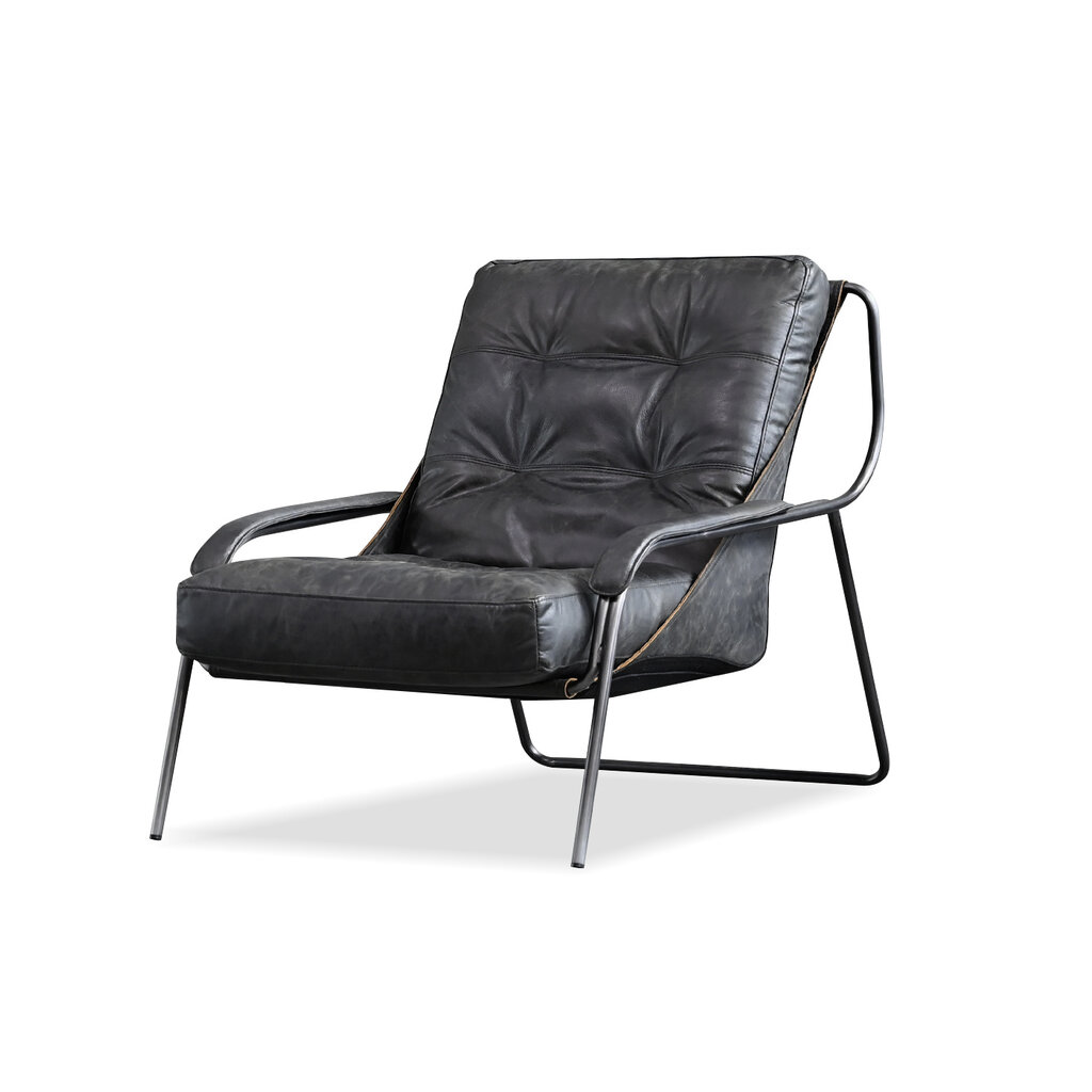 Mobital Breuer Lounge Chair - Black Leather