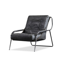 Mobital Breuer Lounge Chair - Black Leather