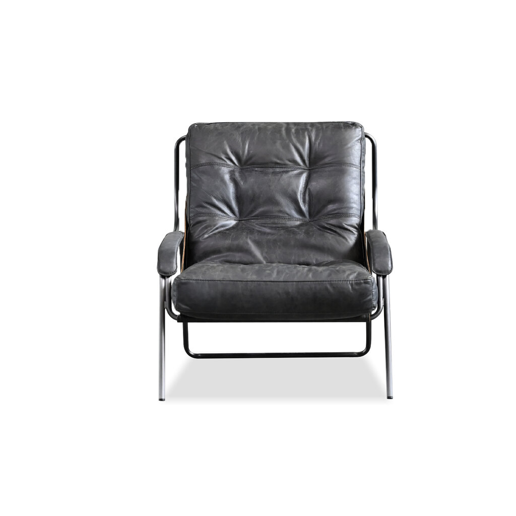 Mobital Breuer Lounge Chair - Black Leather