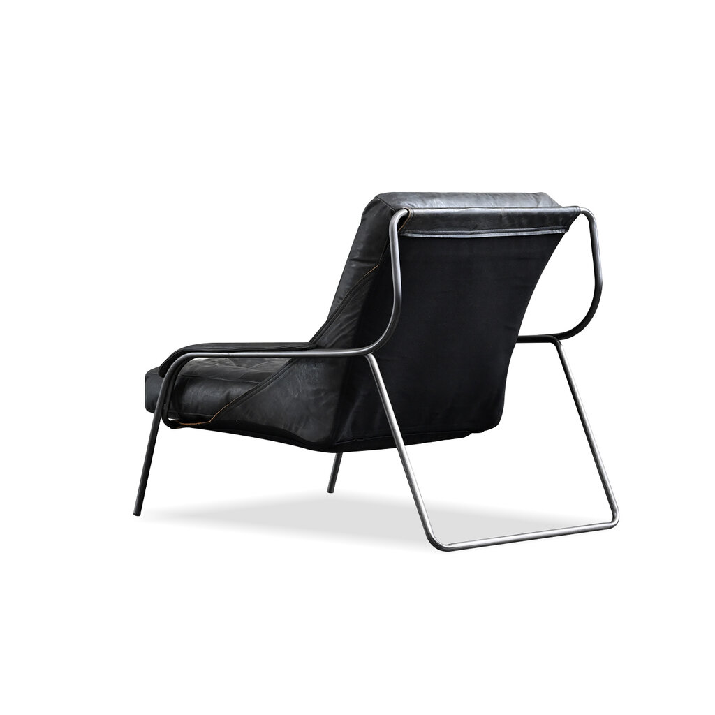 Mobital Breuer Lounge Chair - Black Leather