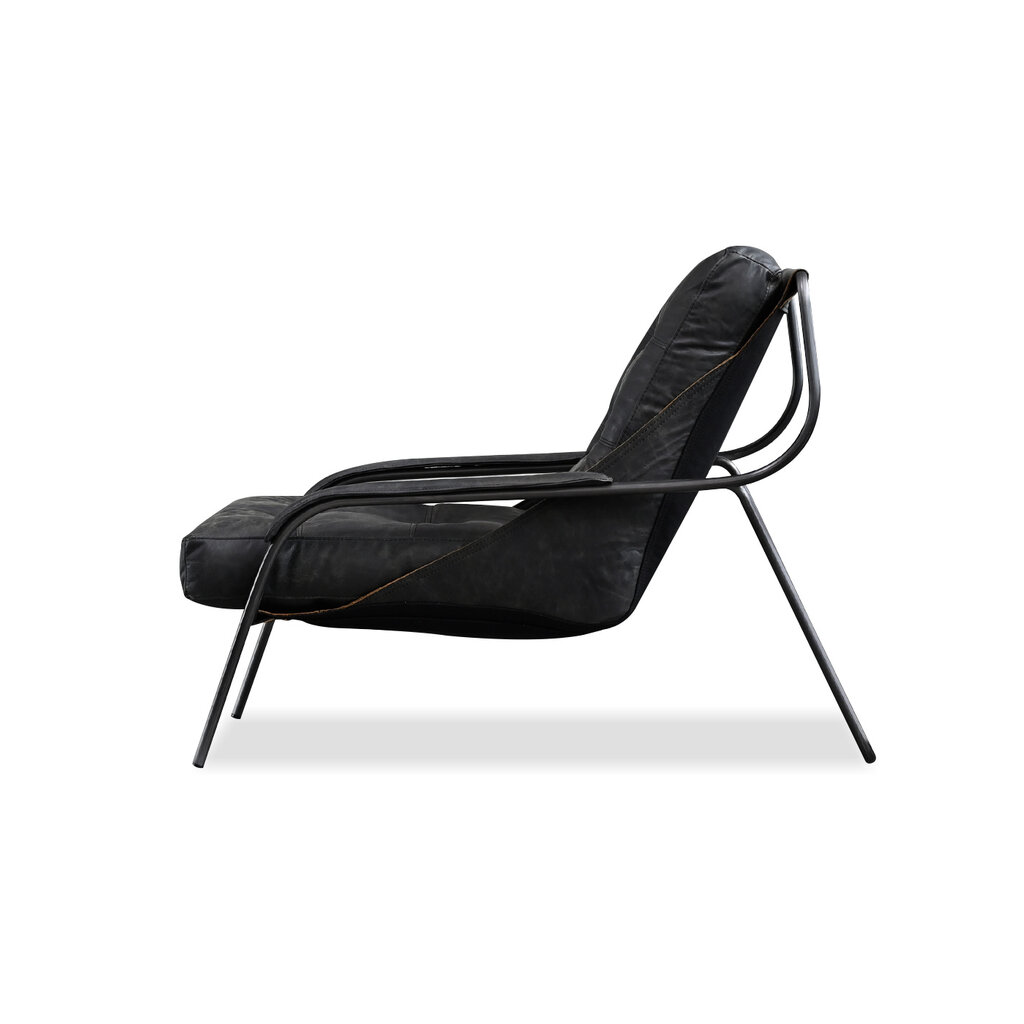 Mobital Breuer Lounge Chair - Black Leather