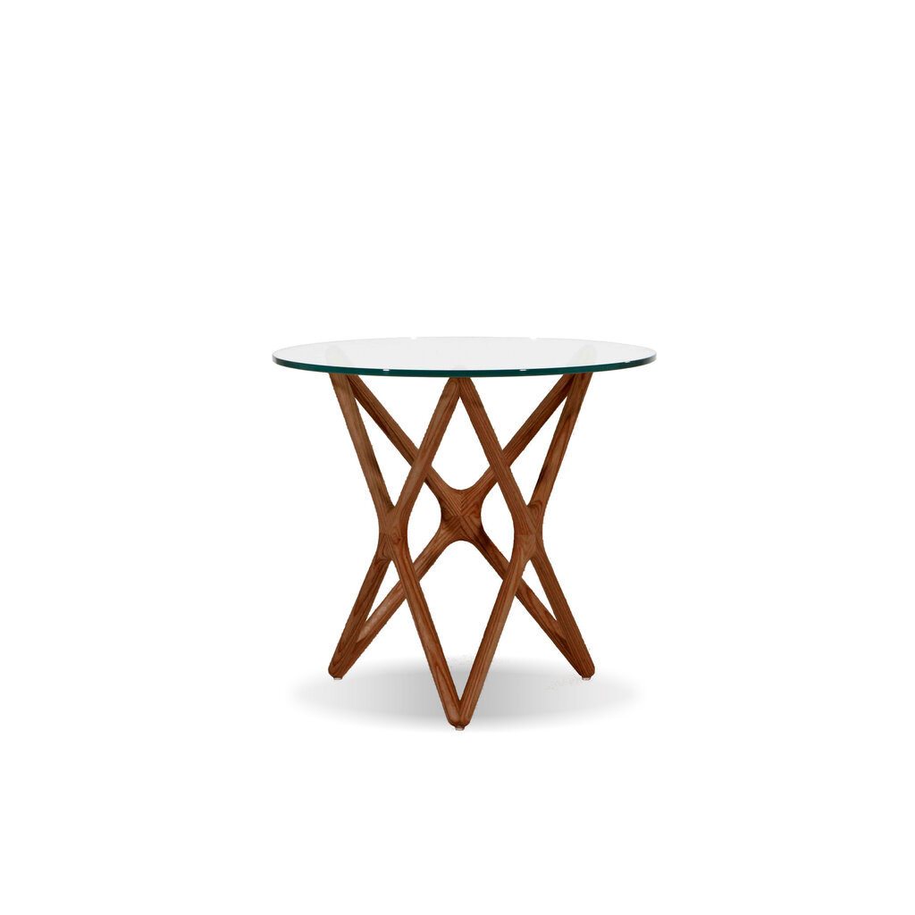 Mobital Quasar Low End Table Stain Walnut