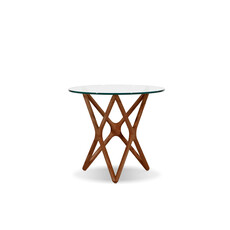 Mobital Quasar Low End Table Stain Walnut