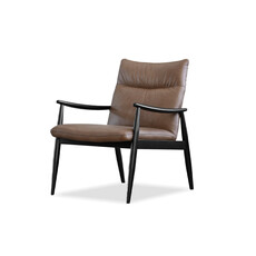 Mobital Inga Lounge Chair - Cacao Brown Sauvage Leather