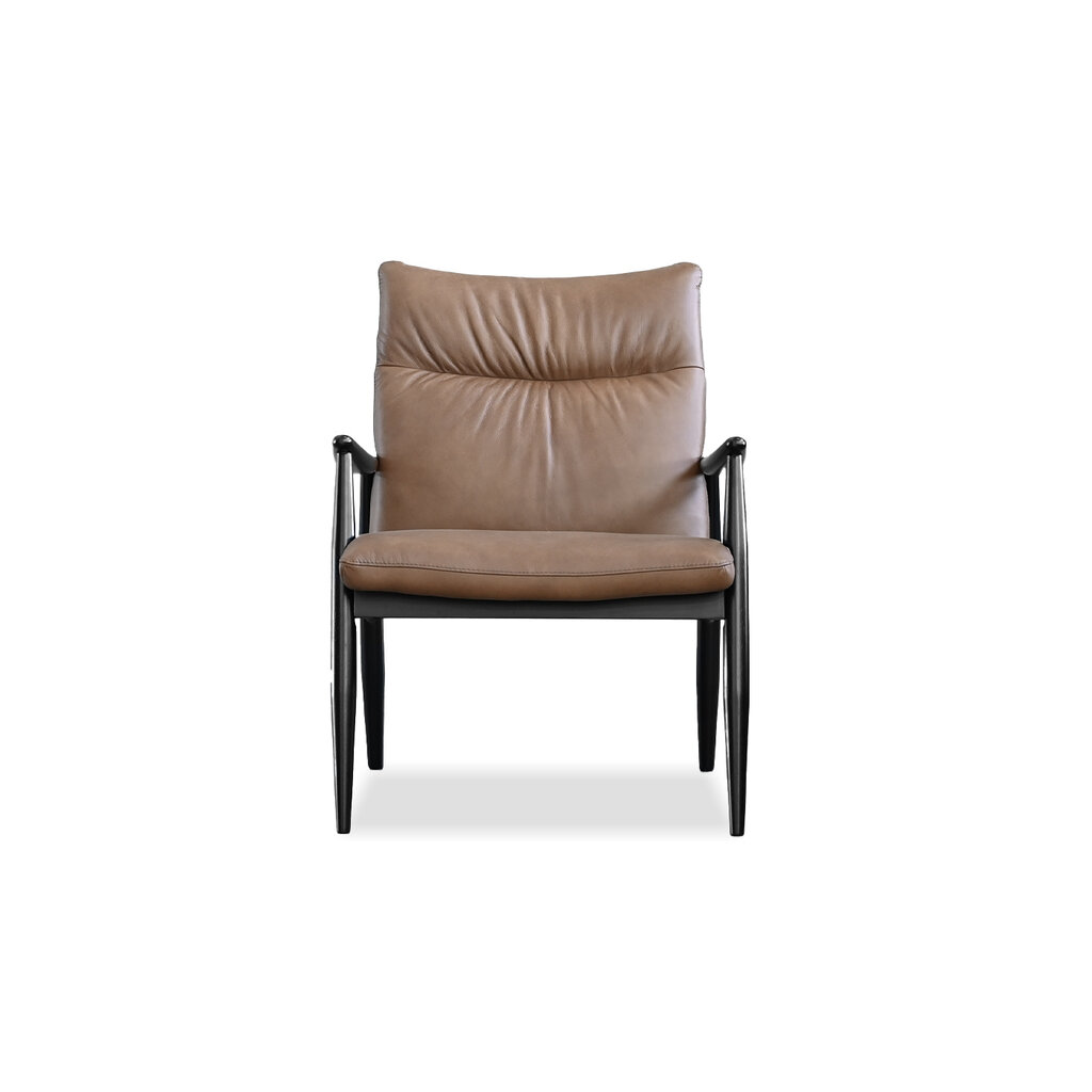 Mobital Inga Lounge Chair - Cacao Brown Sauvage Leather