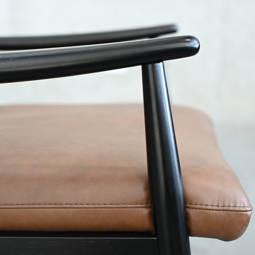 Mobital Inga Lounge Chair - Cacao Brown Sauvage Leather