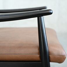 Mobital Inga Lounge Chair - Cacao Brown Sauvage Leather