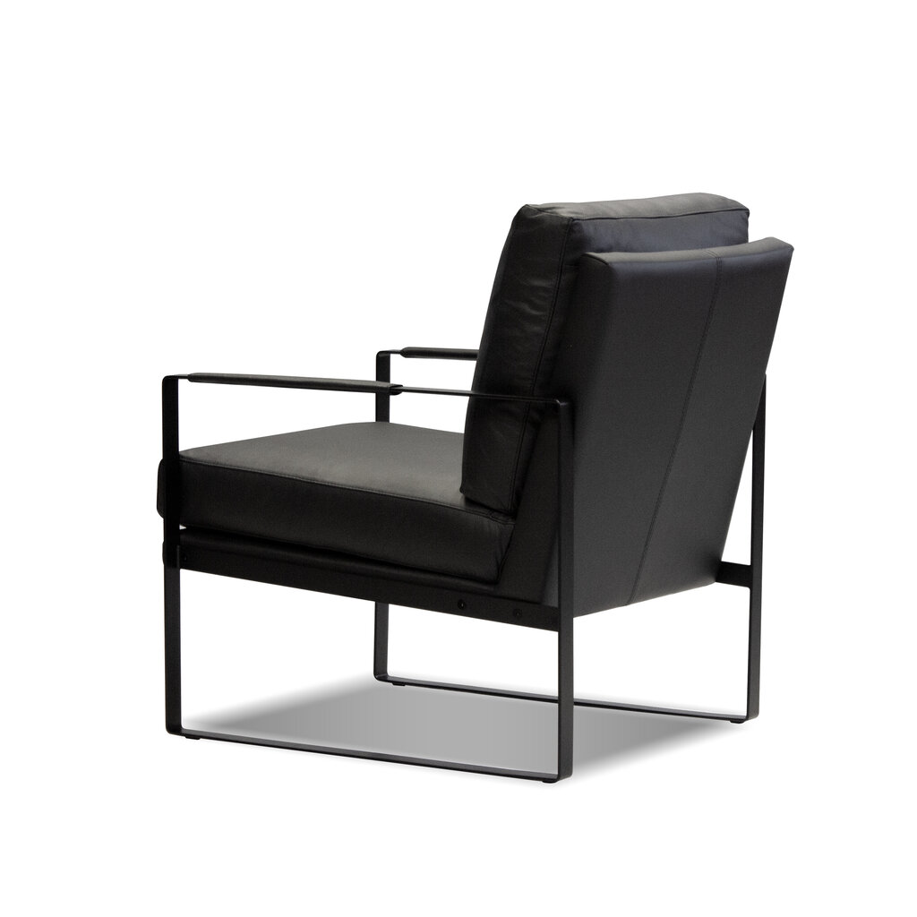Mobital Mitchell Armchair Black Leather/Black Powder