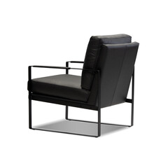 Mobital Mitchell Armchair Black Leather/Black Powder