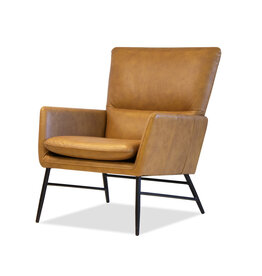 Mobital Morisson Lounge Chair -Vintage Whiskey Leather